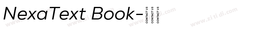 NexaText Book字体转换